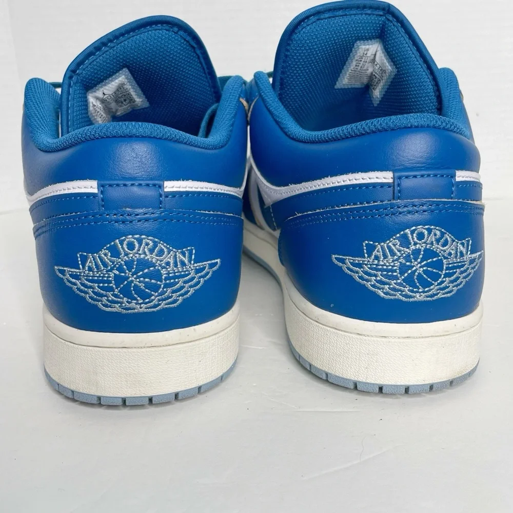 AIR JORDAN 1 LOW SE FN5214 141 WHITE INDUSTRIAL BLUE MEN SHOES SIZE 14